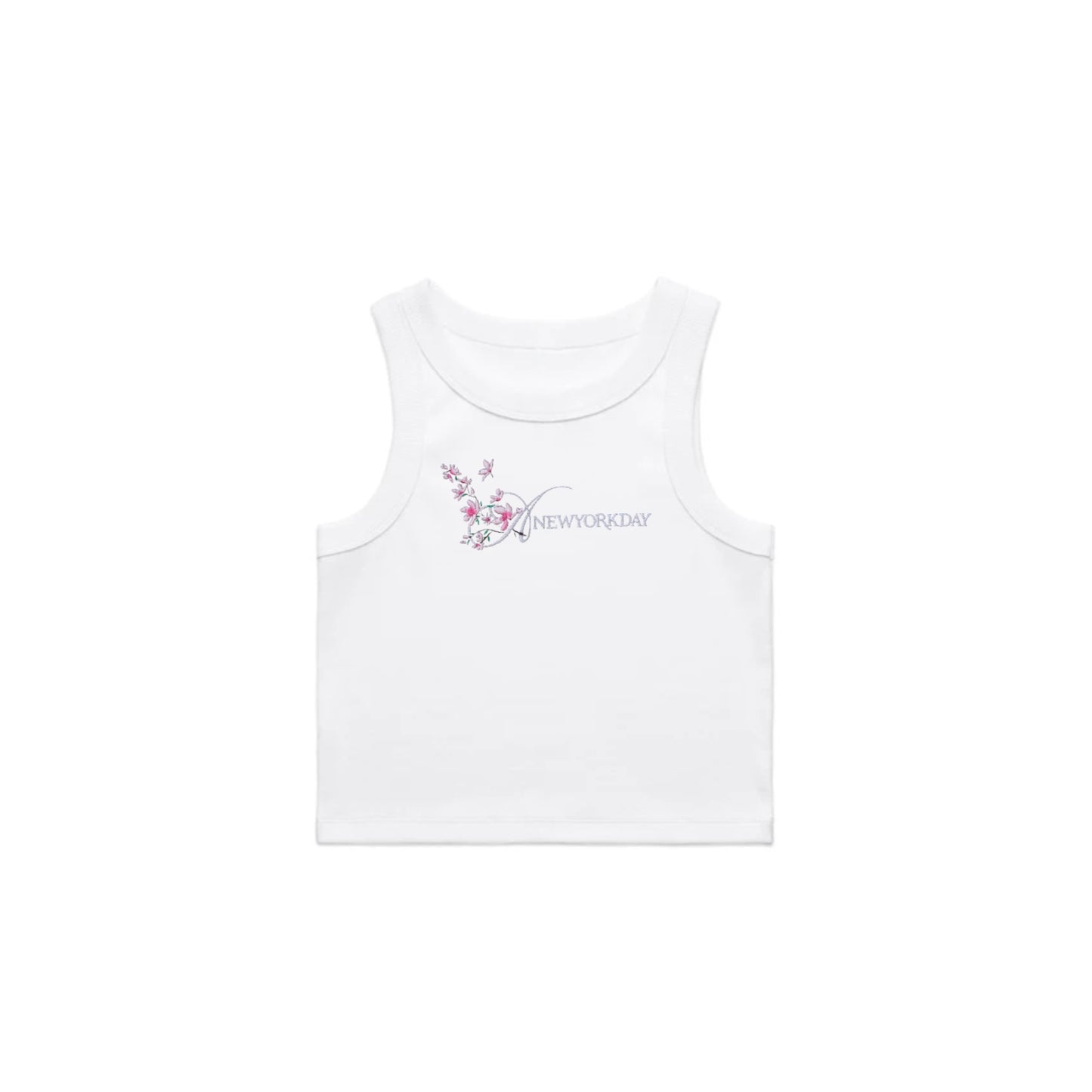 A NEW YORK DAY "BLOSSOM" WOMEN'S RIB TANK