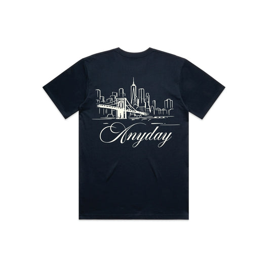 A NEW YORK DAY "DUMBO SKYLINE" TEE