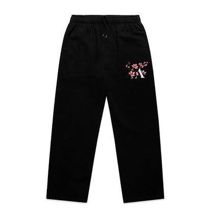 A NY DAY "BLOSSOM" CUFFLESS SWEATPANTS