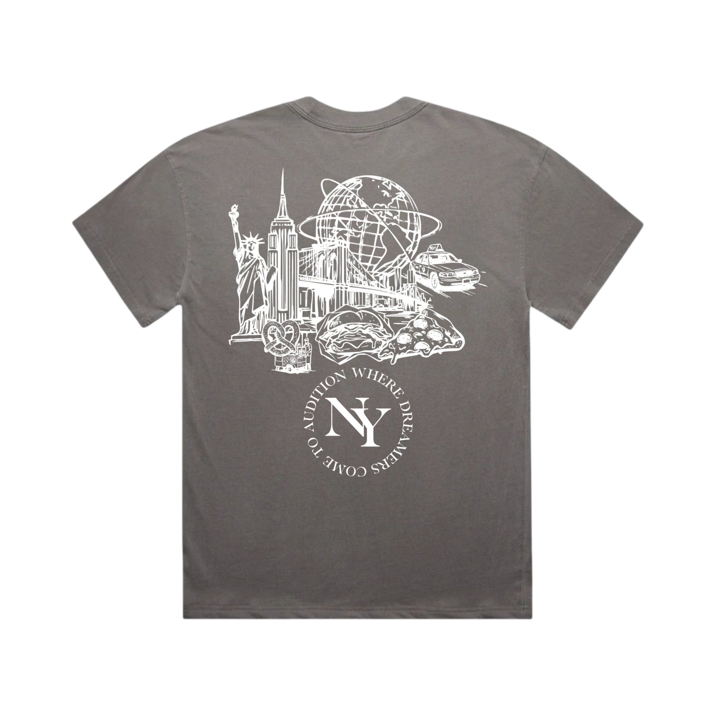 A NEW YORK DAY "COLLAGE" TEE