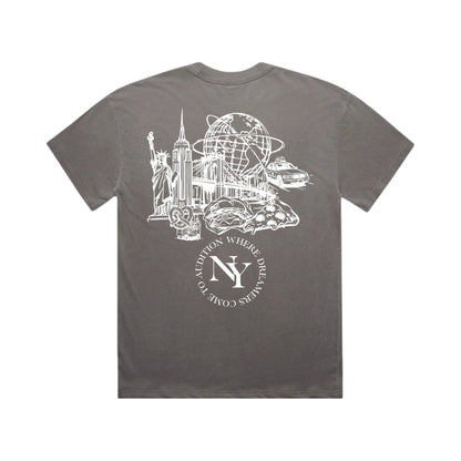 A NEW YORK DAY "COLLAGE" TEE