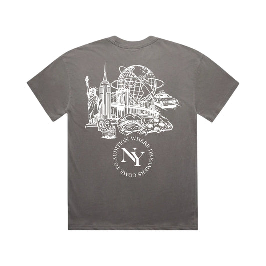 A NEW YORK DAY "COLLAGE" TEE