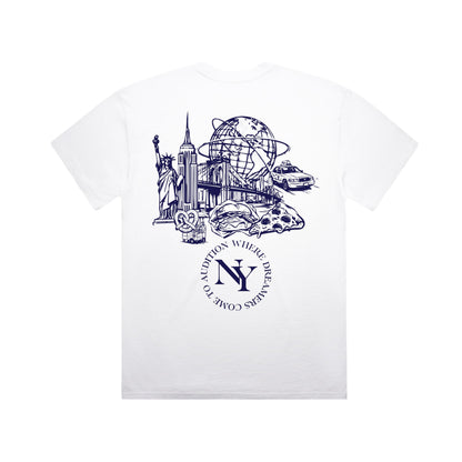 A NEW YORK DAY "COLLAGE" TEE