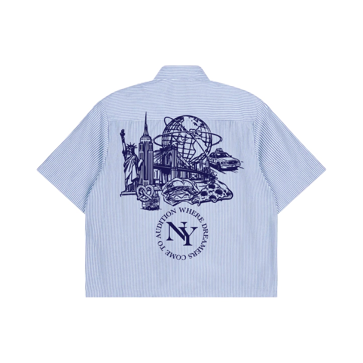 A NEW YORK DAY "COLLAGE" SHIRT