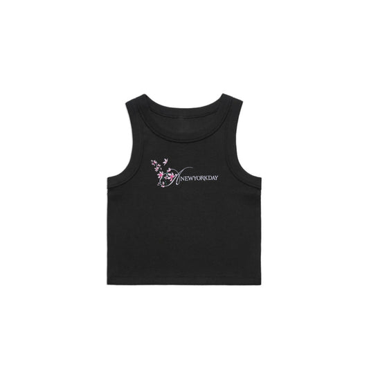 A NEW YORK DAY "BLOSSOM" WOMEN'S RIB TANK