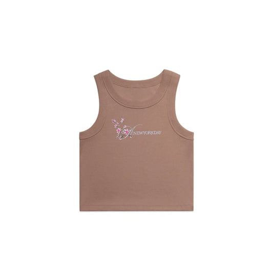 A NEW YORK DAY "BLOSSOM" WOMEN'S RIB TANK
