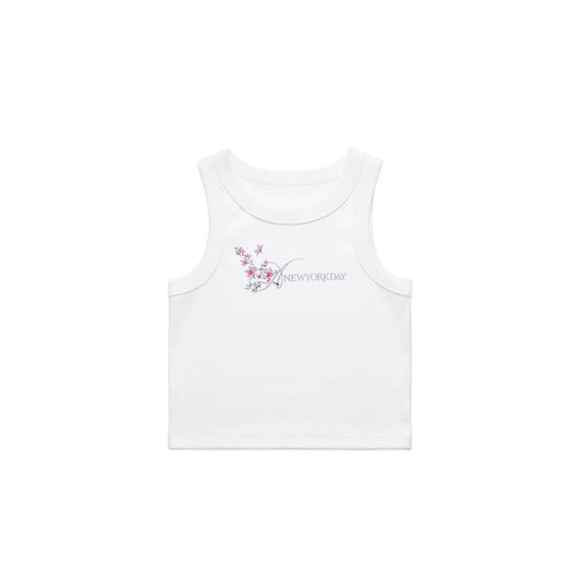 A NEW YORK DAY "BLOSSOM" WOMEN'S RIB TANK