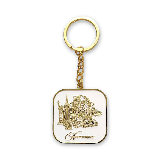 A NEW YORK DAY "GOLD" KEYCHAIN