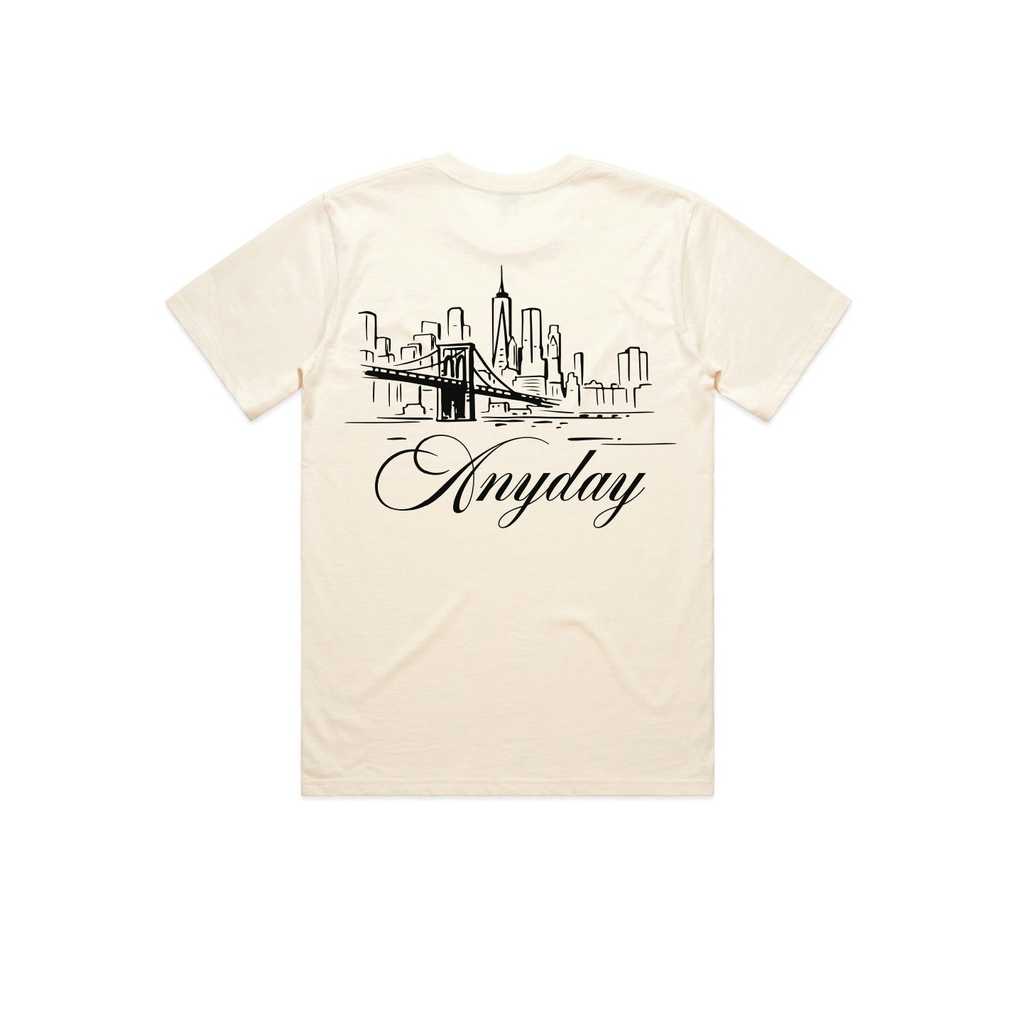 A NEW YORK DAY "DUMBO SKYLINE" TEE