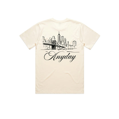 A NEW YORK DAY "DUMBO SKYLINE" TEE