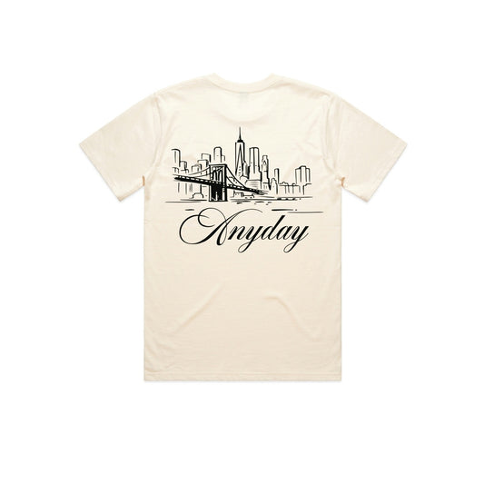 A NEW YORK DAY "DUMBO SKYLINE" TEE