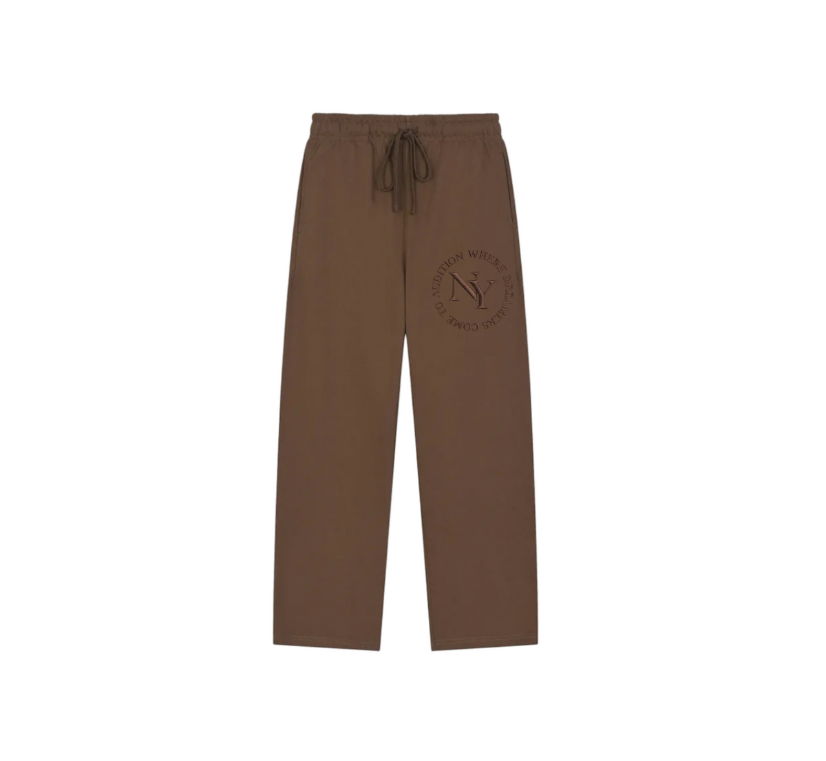 A NEW YORK DAY "DREAMERS" CUFFLESS SWEATPANTS
