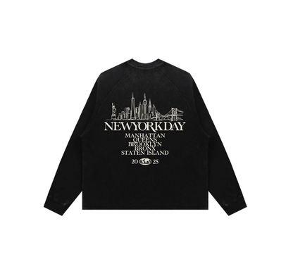 A NEW YORK DAY "DREAMERS" L/S WAFFLE THERMAL