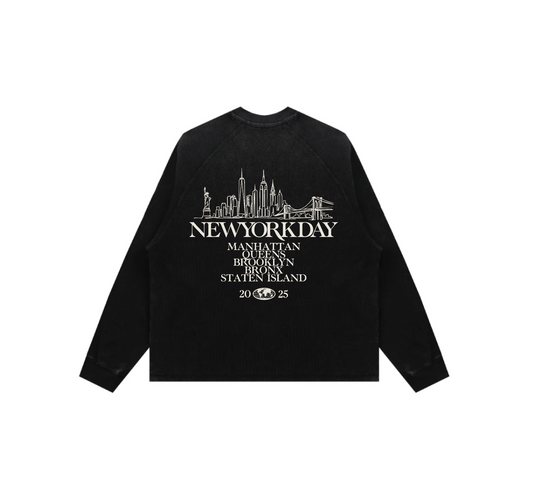 A NEW YORK DAY "DREAMERS" L/S WAFFLE THERMAL