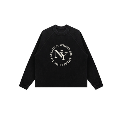 A NEW YORK DAY "DREAMERS" L/S WAFFLE THERMAL
