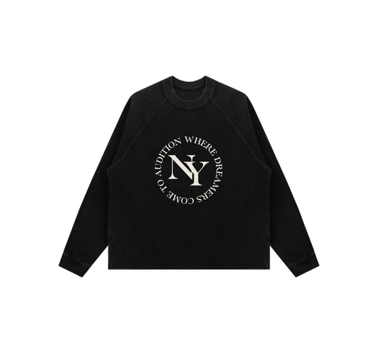 A NEW YORK DAY "DREAMERS" L/S WAFFLE THERMAL
