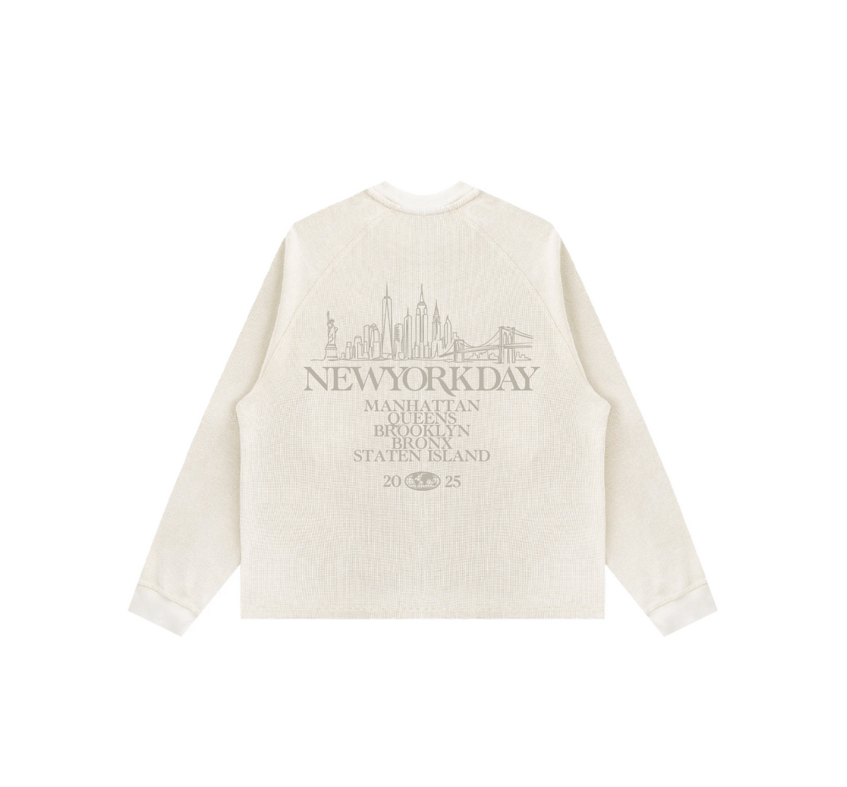 A NEW YORK DAY "DREAMERS" L/S WAFFLE THERMAL