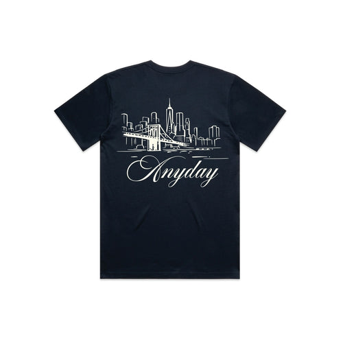 A NY DAY "DUMBO SKYLINE" TEE