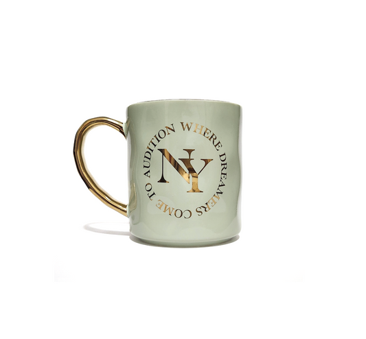 A NEW YORK DAY "GOLD DREAMERS" MUG